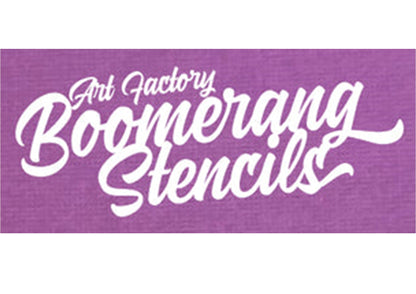 Art Factory Stencil B040 Bat Crown