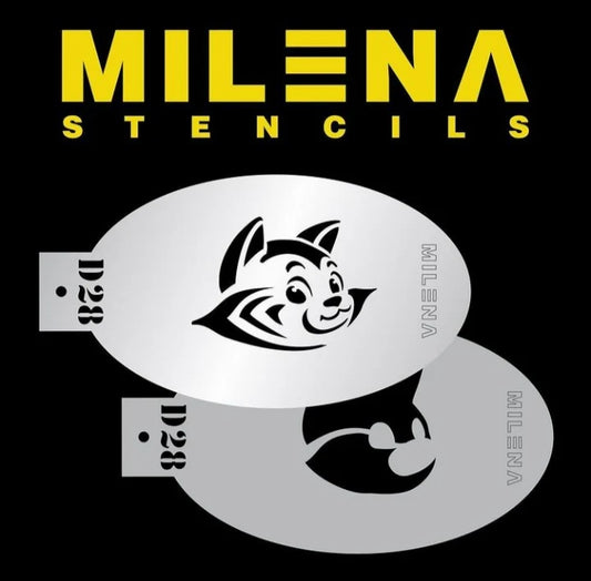 Milena Stencils - D28 Cute Tiger