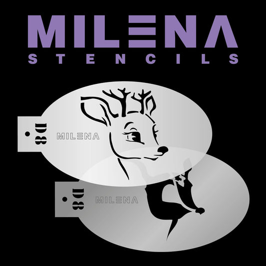 Milena Stencils - D8 Reindeer