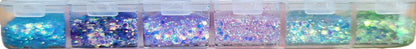 Essential Glitter Balm 12 colour palette - ICE CREAM DIMENSIONS 36g