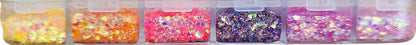 Essential Glitter Balm 12 colour palette - ICE CREAM DIMENSIONS 36g