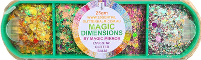 Essential Glitter Balm 4 colour palette - Magic Dimensions 25g