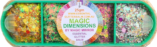 Essential Glitter Balm 4 colour palette - Magic Dimensions 25g