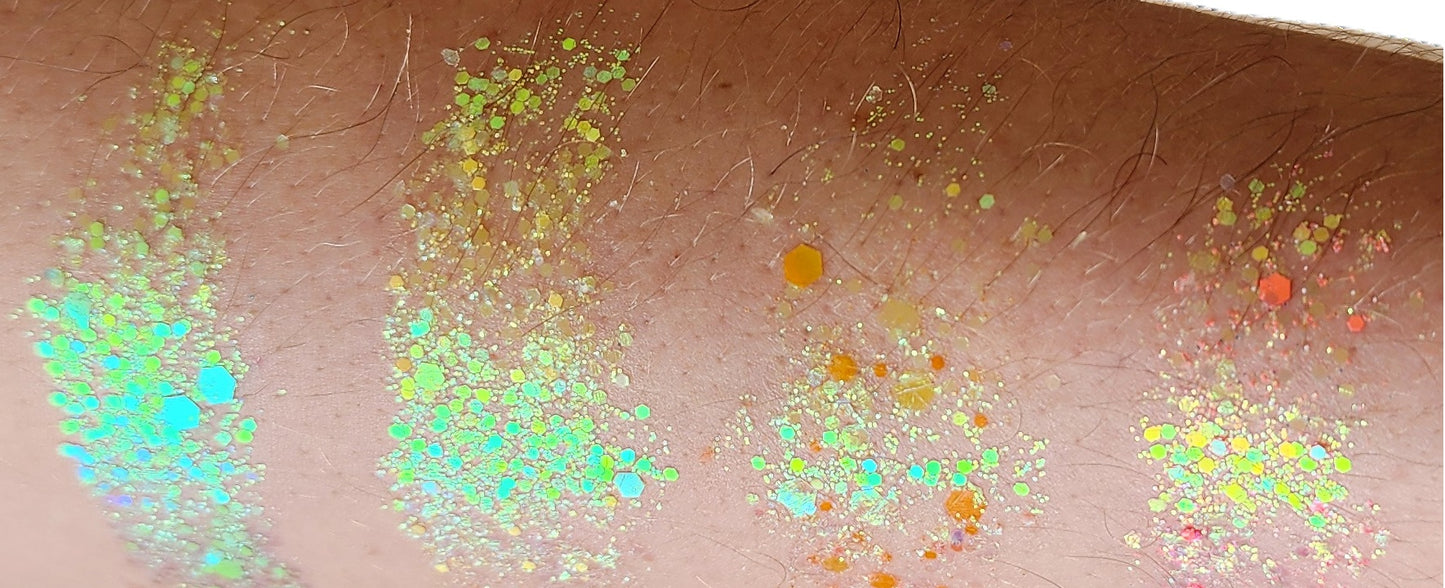 Essential Glitter Balm 4 colour palette - Ice Cream 25g
