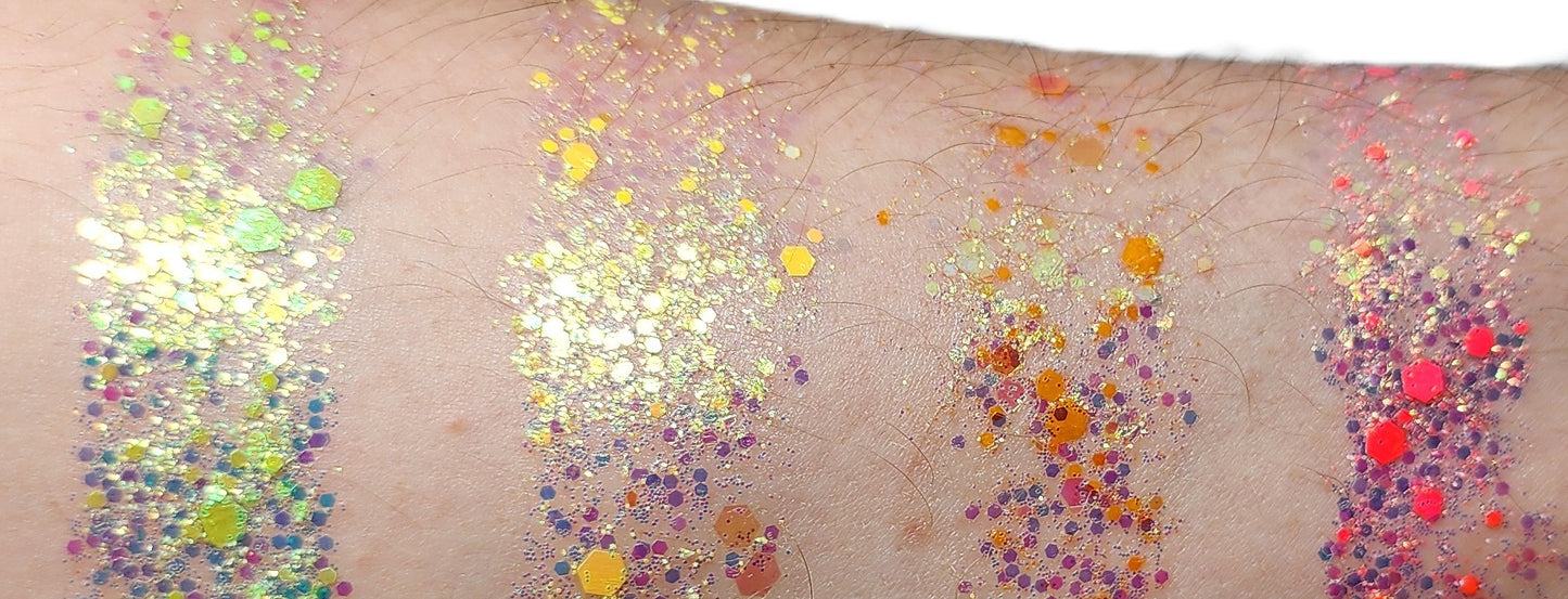 Essential Glitter Balm 4 colour palette - Ice Cream 25g