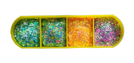 Essential Glitter Balm LUMIERE Chameleon 4‑Colour Palette – 20g