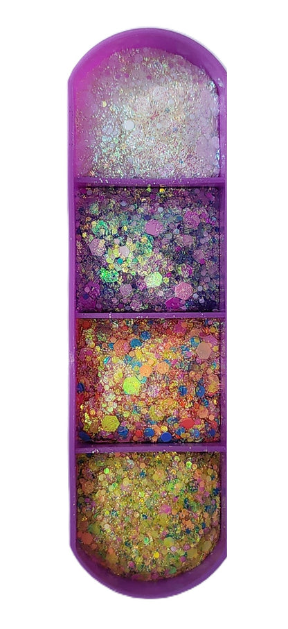 Essential Glitter Balm LUMIERE Confetti 4‑Colour Palette – 20g