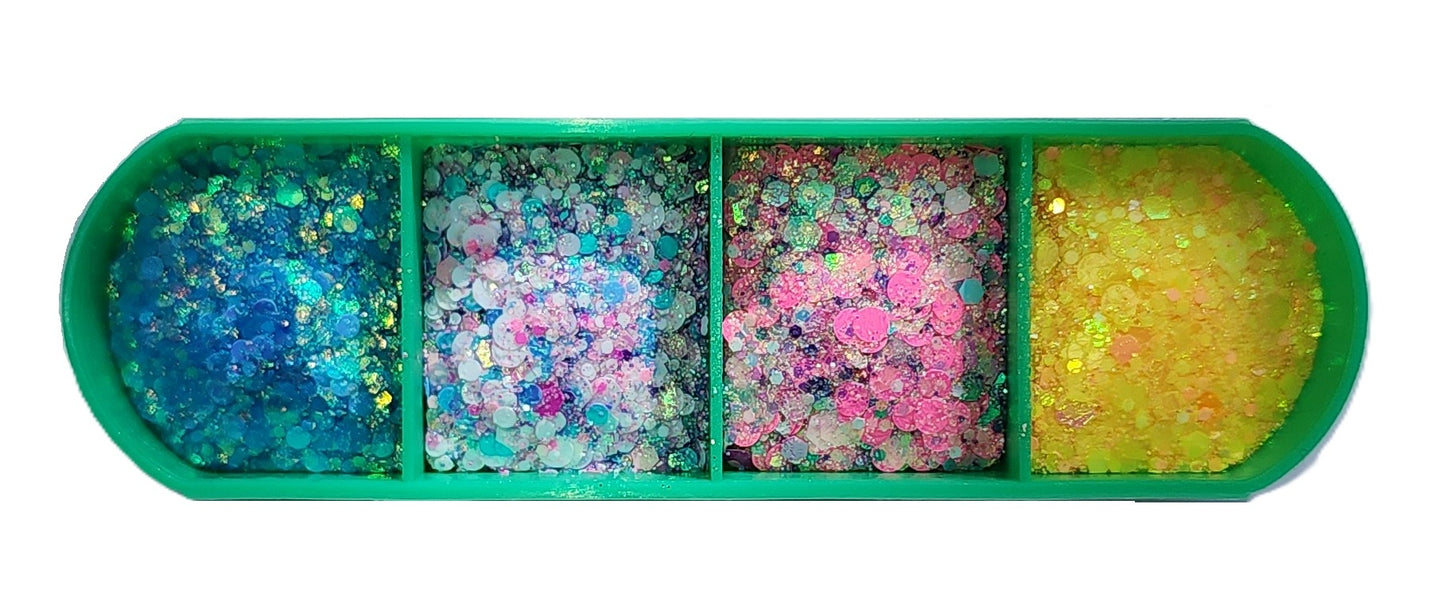 Essential Glitter Balm LUMIERE Fairy Floss 4‑Colour Palette – 20g