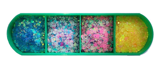 Essential Glitter Balm LUMIERE Fairy Floss 4‑Colour Palette – 20g