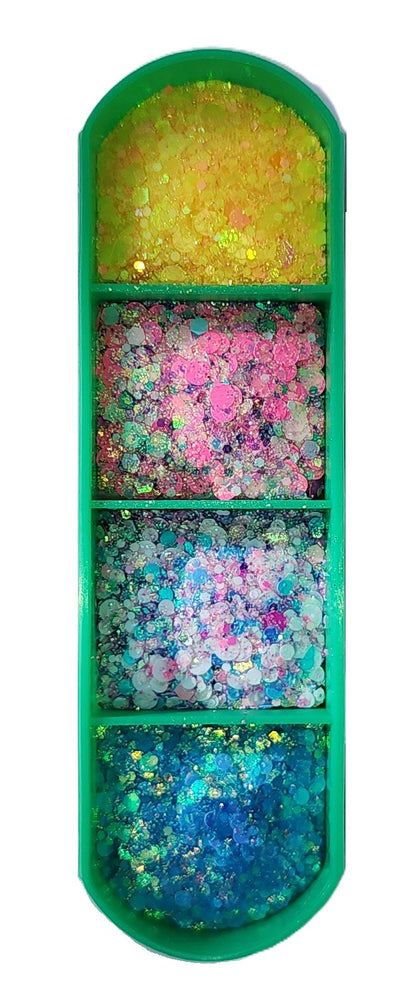 Essential Glitter Balm LUMIERE Fairy Floss 4‑Colour Palette – 20g