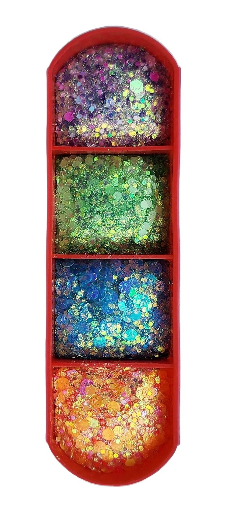 Essential Glitter Balm LUMIERE Neon Carnival 4‑Colour Palette – 20g