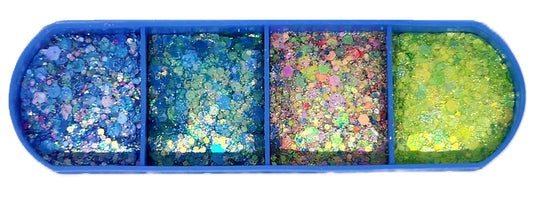 Essential Glitter Balm LUMIERE Under The Sea 4‑Colour Palette – 20g