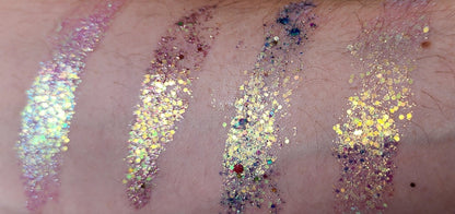 Essential Glitter Balm 4 colour palette - Berry Sorbet 25g