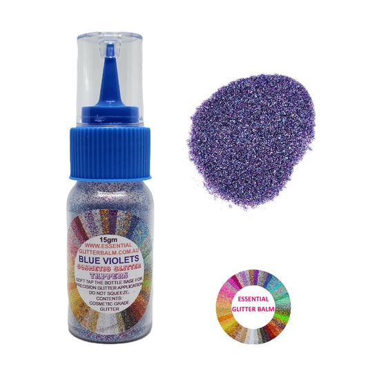 EGB Cosmetic Glitter Tapper - Blue Violets