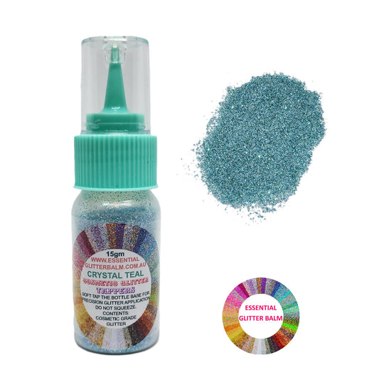 EGB Cosmetic Glitter Tapper - Crystal Teal