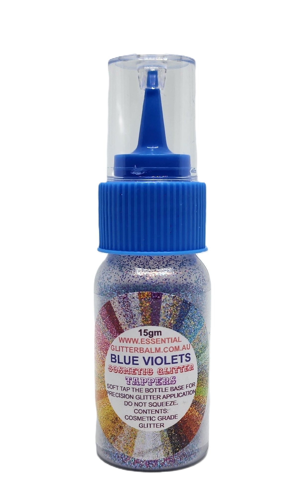 EGB Cosmetic Glitter Tapper - Blue Violets