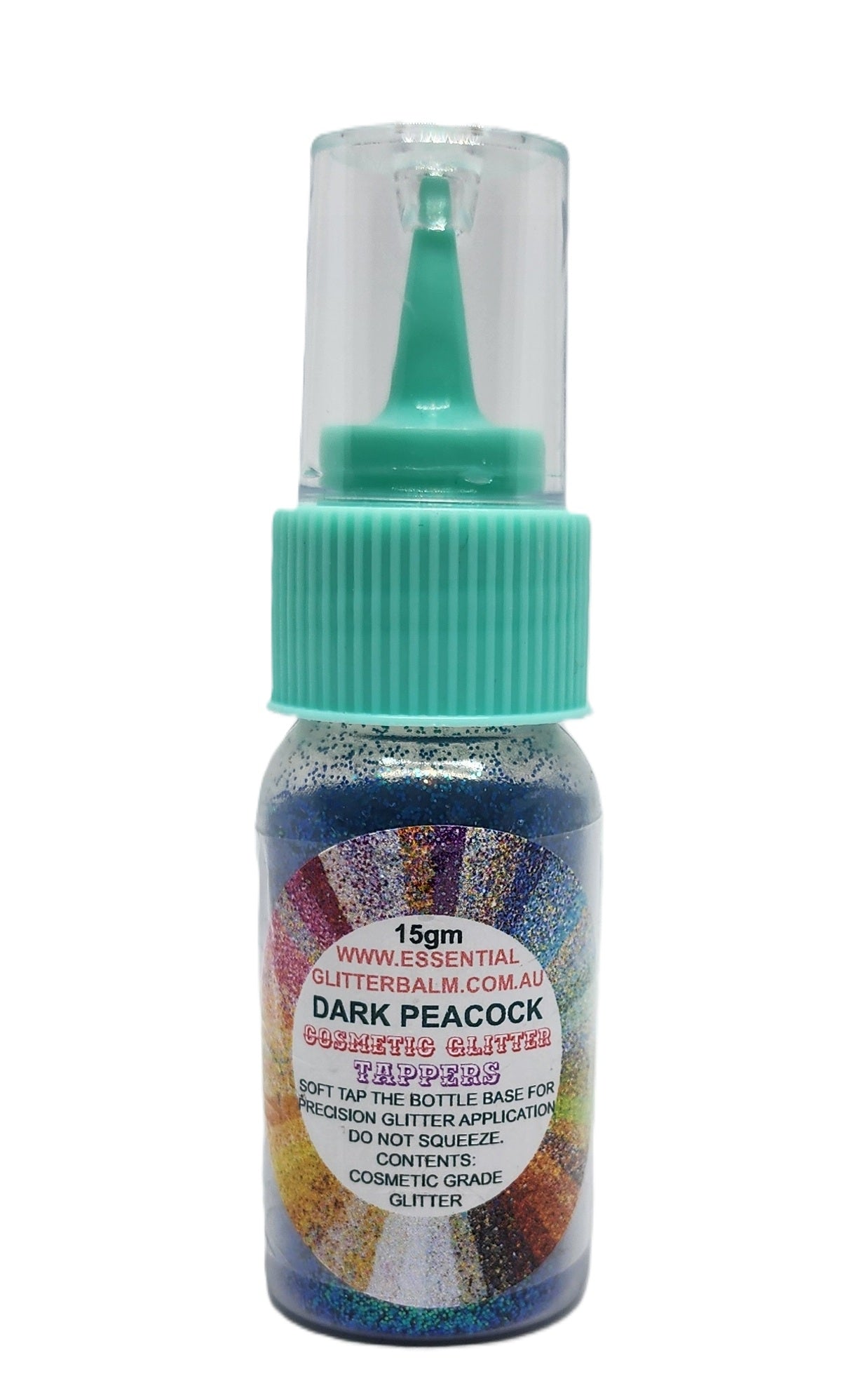 EGB Cosmetic Glitter Tapper - Dark Peacock