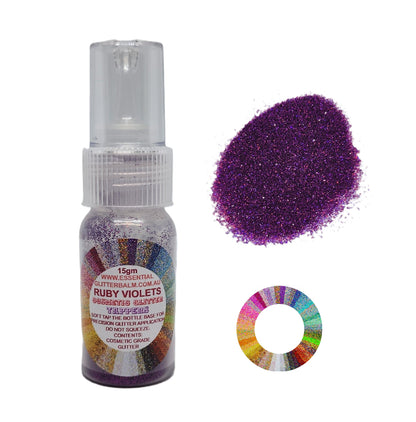 EGB Cosmetic Glitter Tapper - Ruby Violets