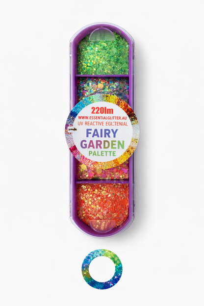 Essential Glitter Balm LUMIERE Fairy Garden 4‑Colour Palette – 20g