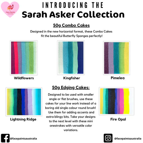 FPA Combo Sarah Asker-Edging Cake-Fire Opal 50g