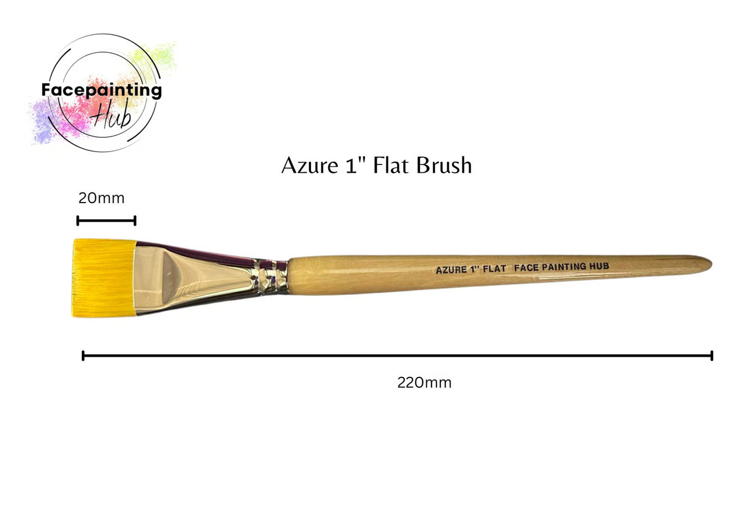Facepainting Hub Azure Flat Set of 4