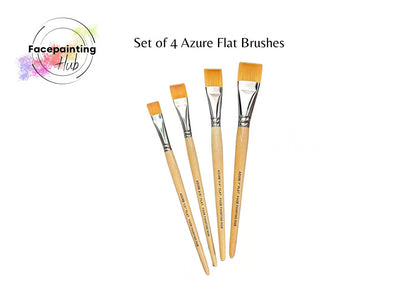 Facepainting Hub Azure Flat 1" Brush