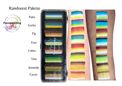 Facepainting Hub - Rainforest Palette