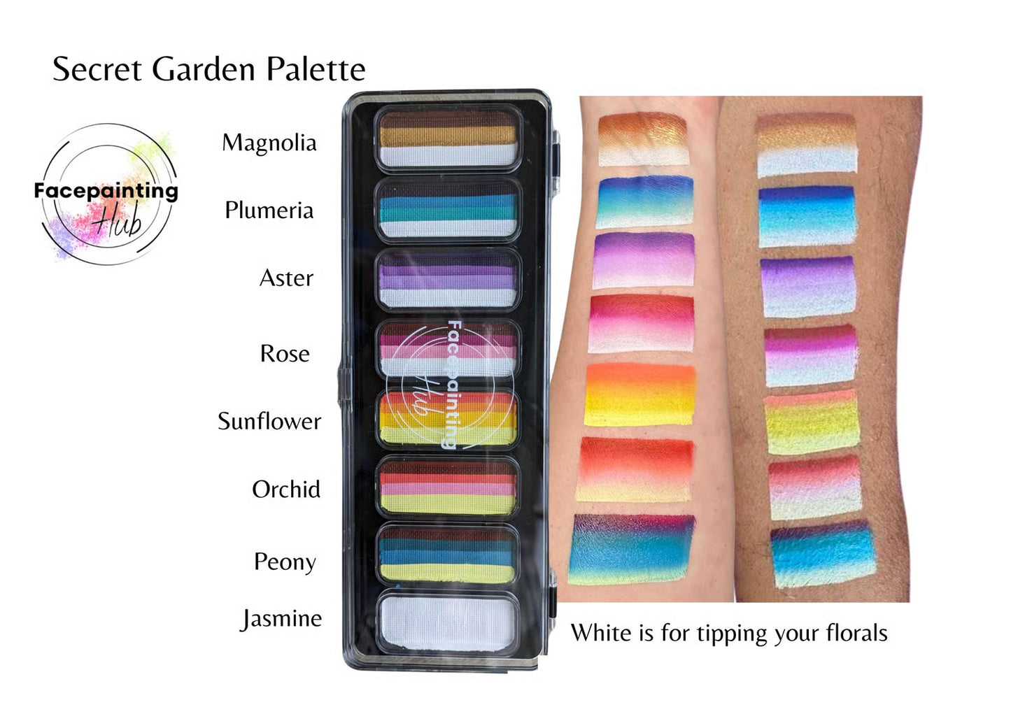 Facepainting Hub - Secret Garden Palette