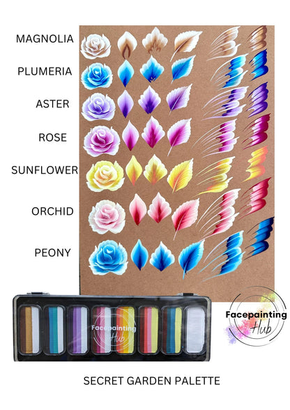 Facepainting Hub - Secret Garden Palette