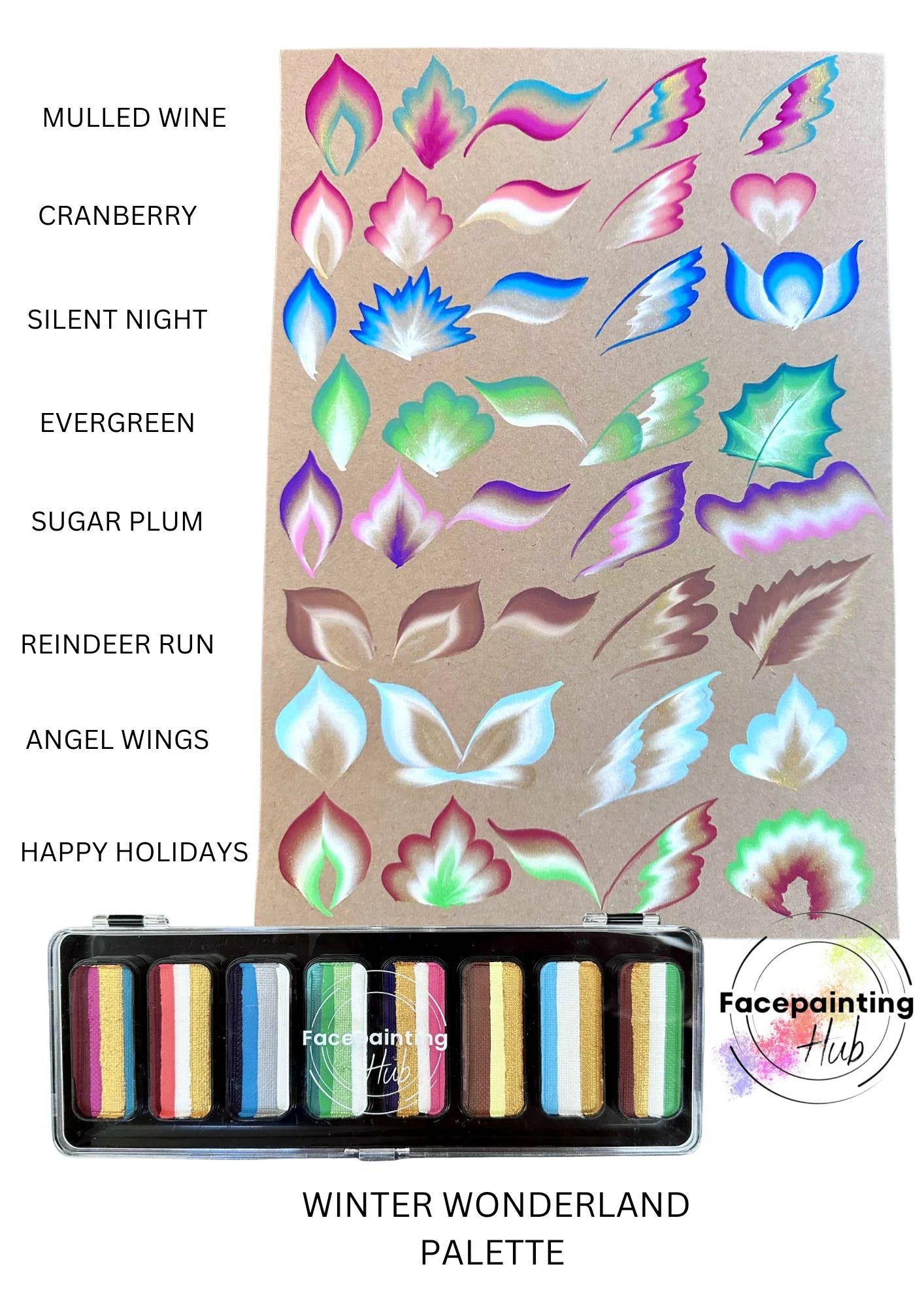 LIMITED EDITION Facepainting Hub - Winter Wonderland Palette