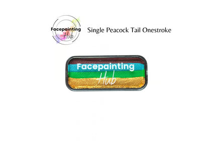 Facepainting Hub - Single PEACOCK TAIL Onestroke 14g