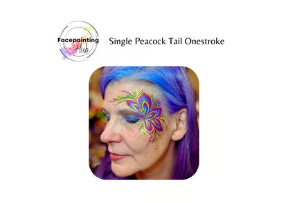 Facepainting Hub - Single PEACOCK TAIL Onestroke 14g
