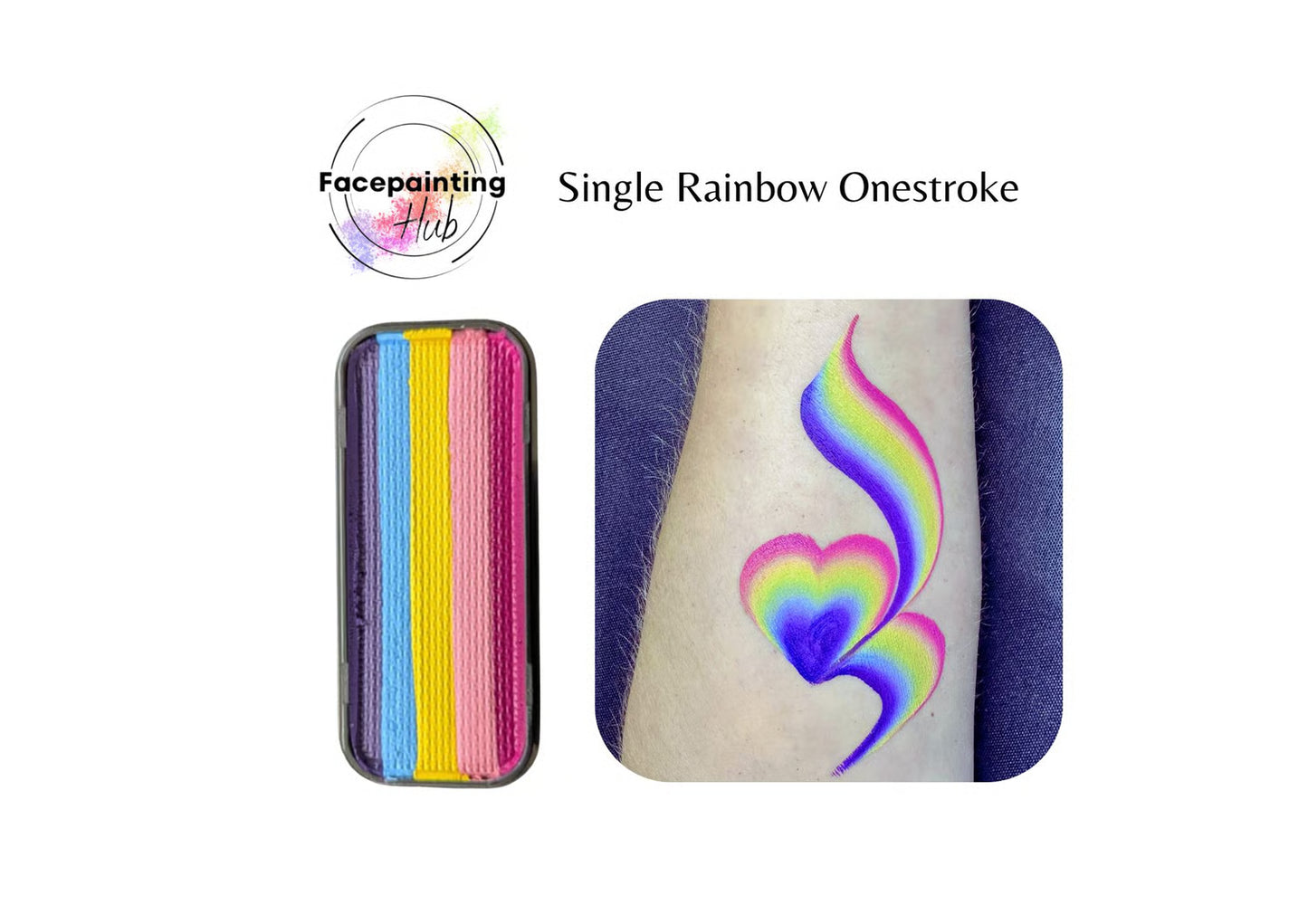 Facepainting Hub - Single RAINBOW Onestroke 14g