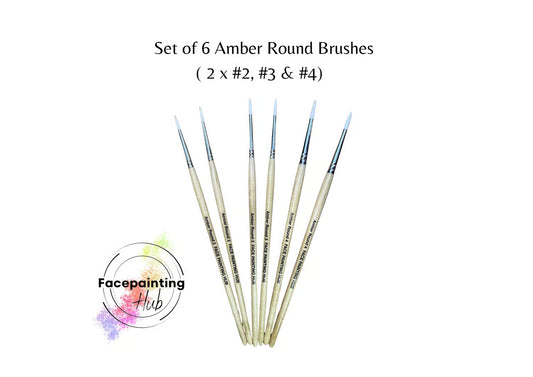 Facepainting Hub AMBER - Round Set of 6
