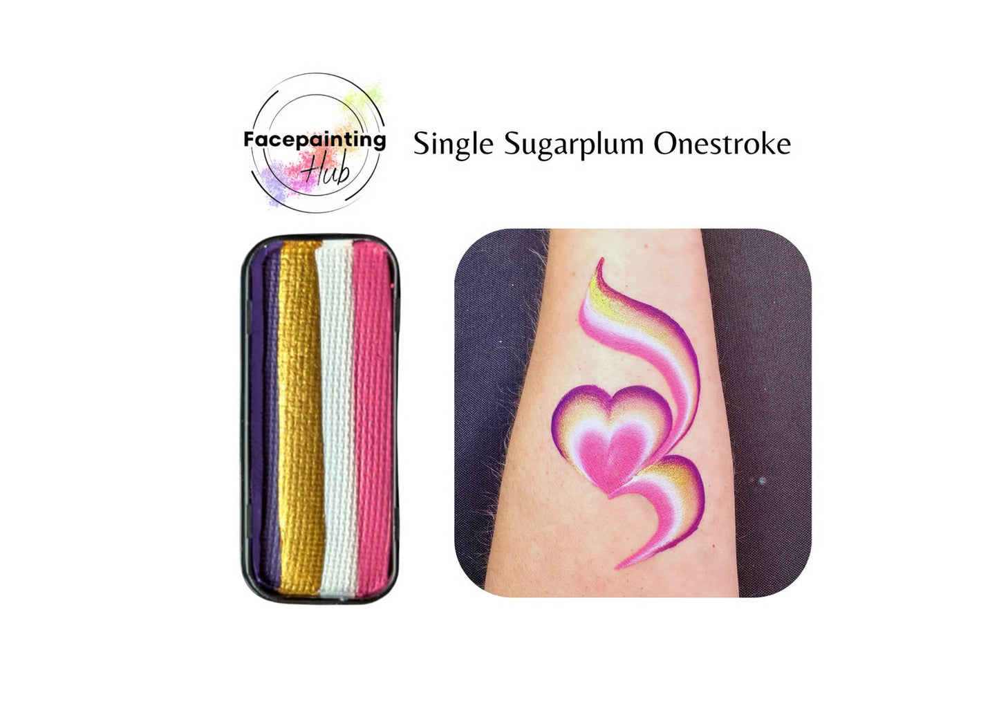 Facepainting Hub - Single SUGARPLUM Onestroke 14g