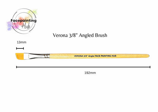 Facepainting Hub Angle Brush 310b Verona 3/8"