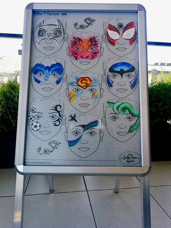 Sally-Ann Lynch Practice Board A2 Portrait x9 Child Face