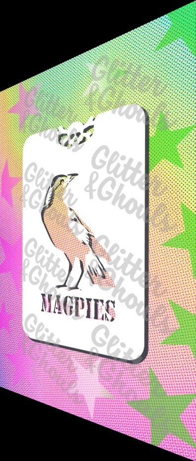 Glitter & Ghouls Stencil Aussie Rules Team Symbols