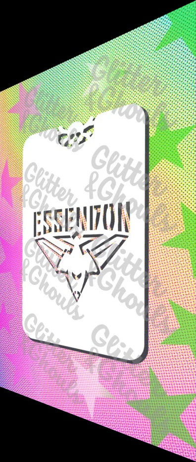 Glitter & Ghouls Stencil Aussie Rules Team Symbols