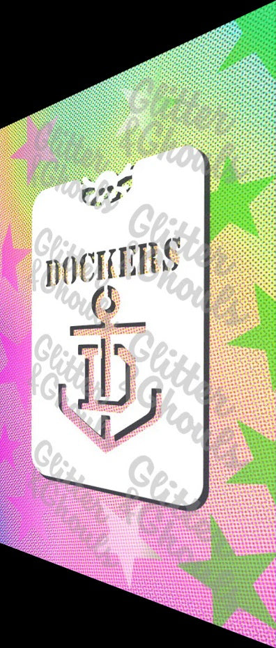 Glitter & Ghouls Stencil Aussie Rules Team Symbols