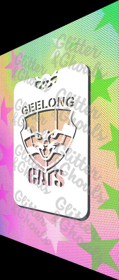 Glitter & Ghouls Stencil Aussie Rules Team Symbols