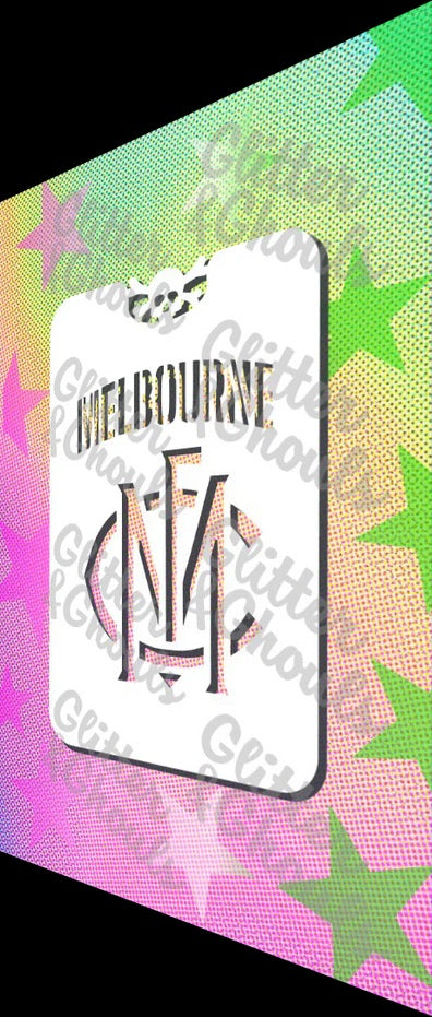 Glitter & Ghouls Stencil Aussie Rules Team Symbols