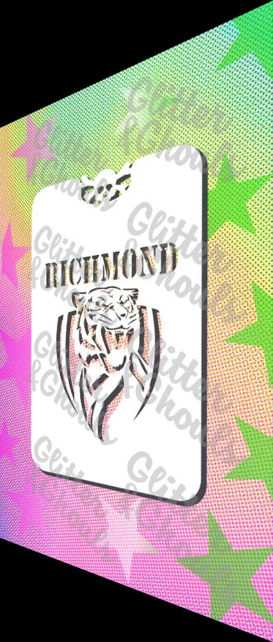 Glitter & Ghouls Stencil Aussie Rules Team Symbols