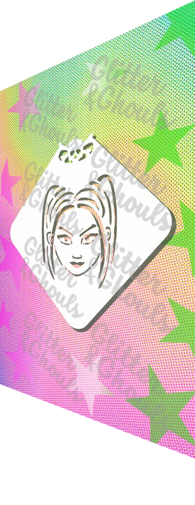 Glitter & Ghouls Stencil - Mira Mini 929