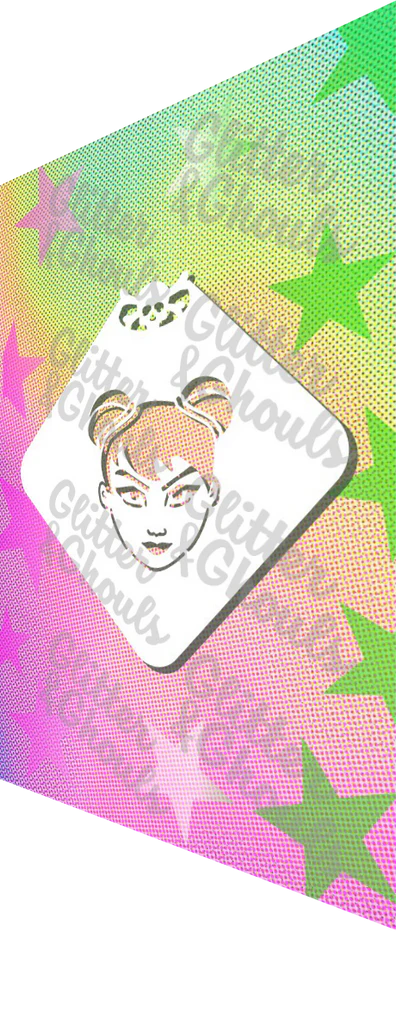 Glitter & Ghouls Stencil - Zoe Mini 930
