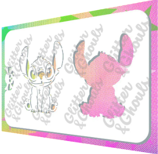 Glitter & Ghouls Stencil Stitch 2 Parts-full body 862