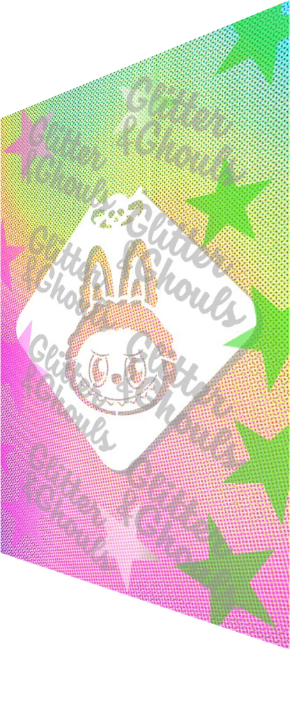 Glitter & Ghouls Stencil La Bu Bu Mini 863