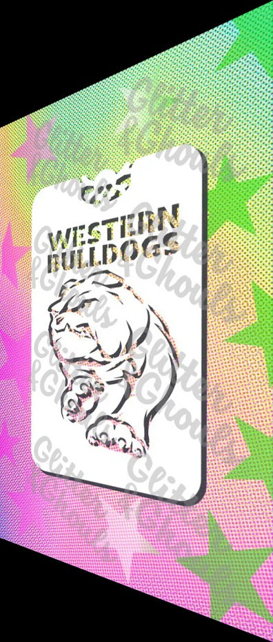 Glitter & Ghouls Stencil Aussie Rules Team Symbols
