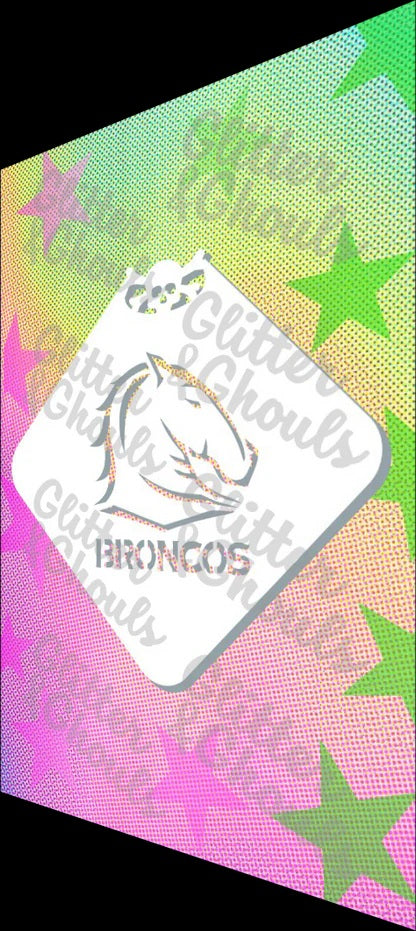 Glitter & Ghouls Stencil Rugby League Team Symbols
