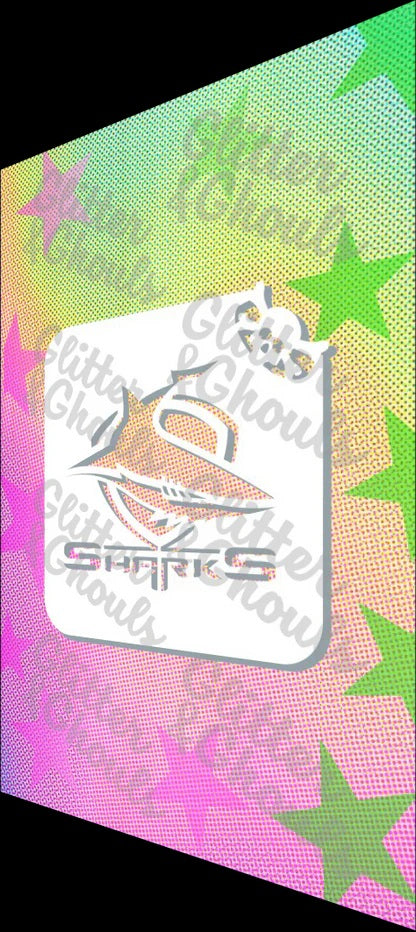 Glitter & Ghouls Stencil Rugby League Team Symbols